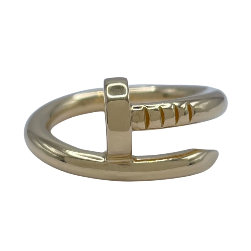 カルティエ 美品 AU750 #50 アン クル ジュスト カルティエ Cartier ジュストアンクルリング ゴールド Au750