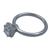 ハリーウィンストン HARRY WINSTON ラウンドカット・マイクロパヴェ・リング プラチナ Pt950 ジュエリー