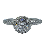 ハリーウィンストン HARRY WINSTON ラウンドカット・マイクロパヴェ・リング プラチナ Pt950 ジュエリー