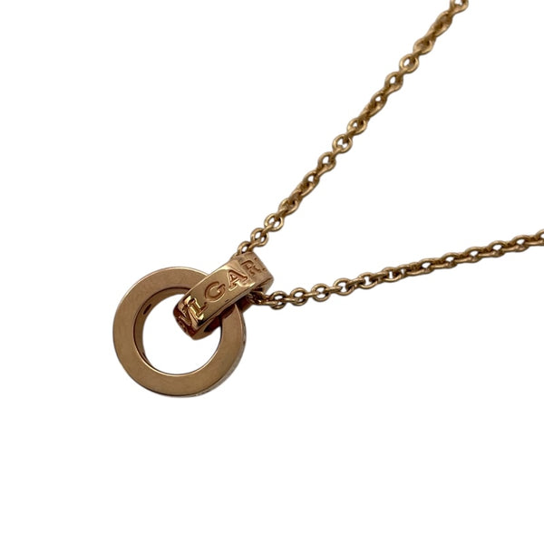 ブルガリ BVLGARI ローマンソルベネックレス ピンクゴールド Au750