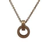 ブルガリ BVLGARI ローマンソルベネックレス ピンクゴールド Au750 ダイヤモンド ジュエリー