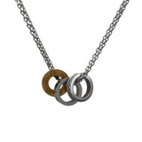 カルティエ Cartier ラブスリーフープネックレス ホワイトゴールドxピンクゴールド 750 ダイヤモンド ジュエリー