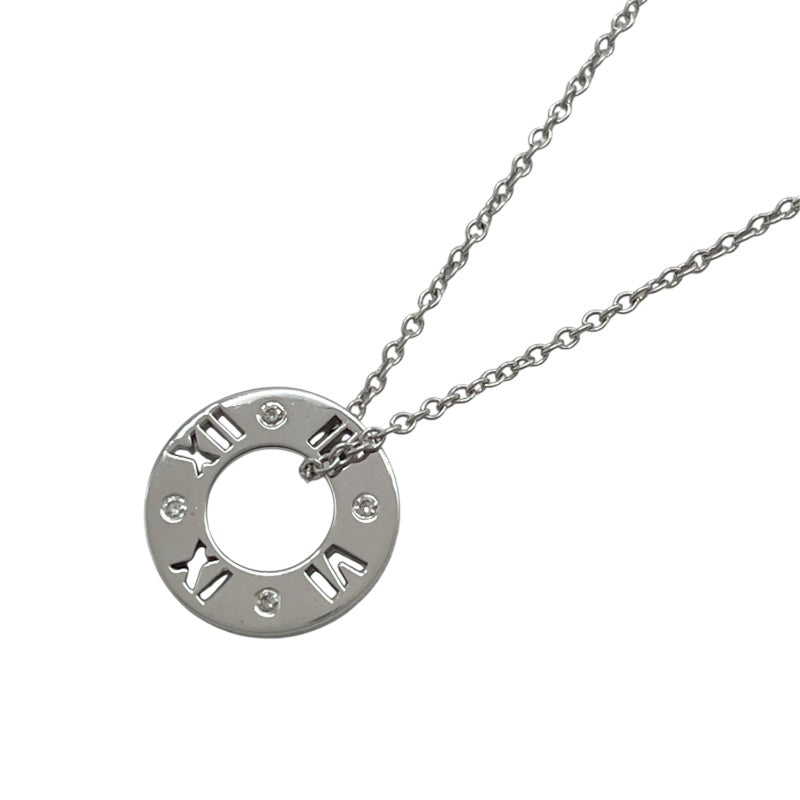 ティファニーアトラスネックレス ティファニー TIFFANY＆CO ピアスドアトラスネックレス ホワイト