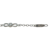 ティファニー TIFFANY＆CO ボウブレス ホワイトゴールド 750 ジュエリー