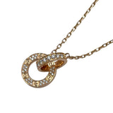 カルティエ Cartier ラブサークルネックレスフルダイヤ ピンクゴールド Au750 ダイヤモンド（48個） ジュエリー