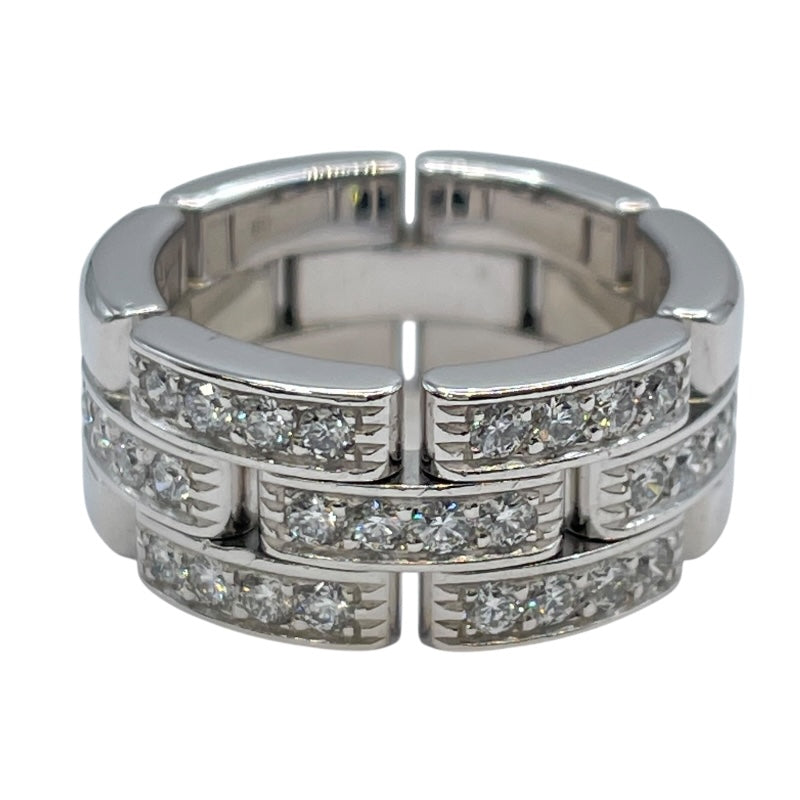 カルティエ Cartier マイヨンパンテールダイヤリング3ロウ ホワイト