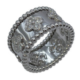 ヴァンクリーフ＆アーペル Van Cleef & Arpels ペルレクローバーリング ホワイトゴールド 750 ジュエリー