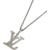 ルイ・ヴィトン LOUIS VUITTON パンダンティフLVダイヤネックレス ホワイトゴールド AU750 ジュエリー