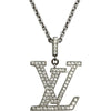 ルイ・ヴィトン LOUIS VUITTON パンダンティフLVダイヤネックレス ホワイトゴールド AU750 ジュエリー