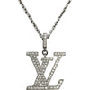 ルイ・ヴィトン LOUIS VUITTON パンダンティフLVダイヤネックレス ホワイトゴールド AU750 ジュエリー