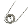 カルティエ Cartier ラブサークルネックレス ホワイトゴールド Au750 ジュエリー