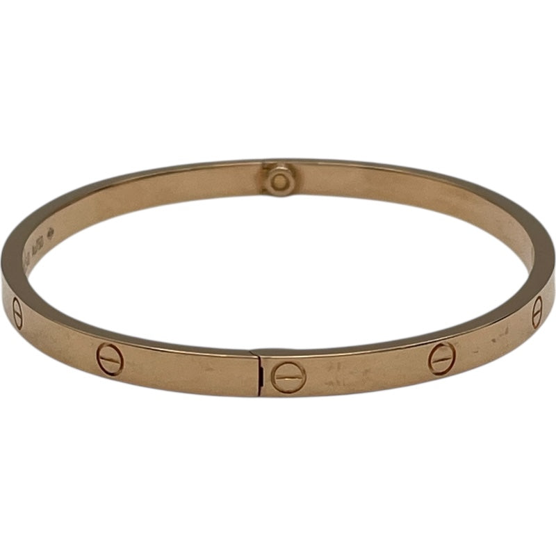 【のり】Cartier ラブブレスsm Au750 サイズ19 カルティエ Cartier ラブブレスSM ピンクゴールド Au750 ジュエリー