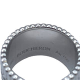 ブシュロン BOUCHERON キャトルブラックラージトリング ホワイトゴールド/ブラック 750/ダイヤモンド ジュエリー