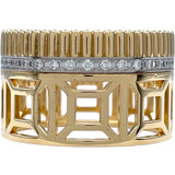 ブシュロン BOUCHERON キャトルラディアントリング ピンクゴールド 750/ダイヤモンド ジュエリー