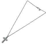 ブルガリ BVLGARI ラテンクロスネックレス ホワイトゴールド 750 ジュエリー