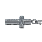 ブルガリ BVLGARI ラテンクロスネックレス ホワイトゴールド 750 ジュエリー