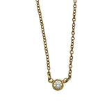 ティファニー TIFFANY＆CO バイザヤードネックレス ゴールド 750 ジュエリー