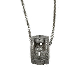 ブルガリ BVLGARI オープンパレンテシネックレス ホワイトゴールド 750 ダイヤモンド ジュエリー