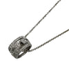 ブルガリ BVLGARI オープンパレンテシネックレス ホワイトゴールド 750 ダイヤモンド ジュエリー