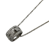 ブルガリ BVLGARI オープンパレンテシネックレス ホワイトゴールド 750 ダイヤモンド ジュエリー
