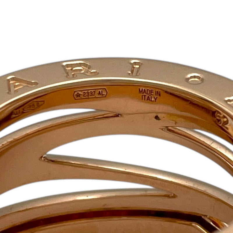 ブルガリ BVLGARI ビーゼロワンレジェンドダイヤリング ピンクゴールド