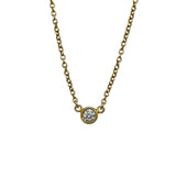 ティファニー TIFFANY＆CO バイザヤードネックレス ゴールド 750 ジュエリー