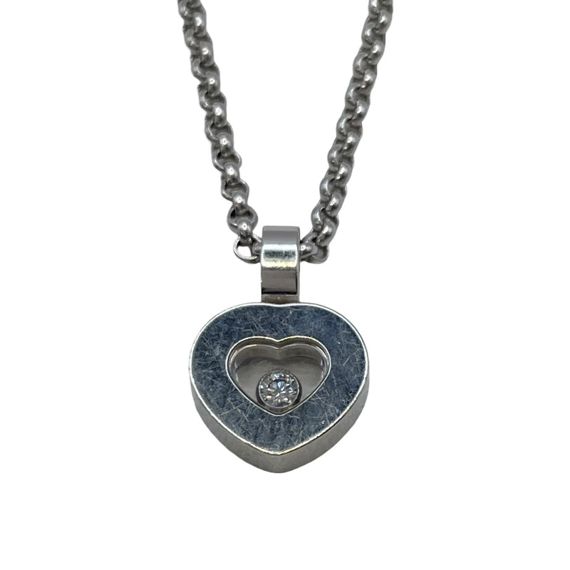 ショパール Chopard ハッピーダイヤネックレス ホワイトゴールド 750