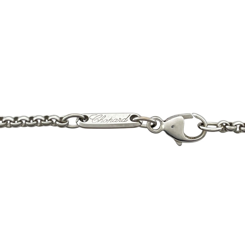 ショパール Chopard ハッピーダイヤネックレス ホワイトゴールド 750