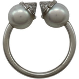 タサキ TASAKI シグネチャーヤリング ホワイトゴールド 750 パール ジュエリー
