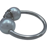タサキ TASAKI シグネチャーヤリング ホワイトゴールド 750 パール ジュエリー