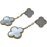 ヴァンクリーフ＆アーペル Van Cleef & Arpels マジック アルハンブラ ピアス ゴールド Au750 マザーオブパール ジュエリー