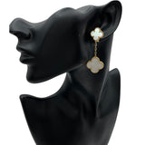 ヴァンクリーフ＆アーペル Van Cleef & Arpels マジック アルハンブラ ピアス ゴールド Au750 マザーオブパール ジュエリー