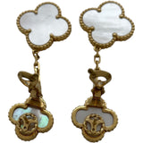 ヴァンクリーフ＆アーペル Van Cleef & Arpels マジック アルハンブラ ピアス ゴールド Au750 マザーオブパール ジュエリー