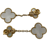 ヴァンクリーフ＆アーペル Van Cleef & Arpels マジック アルハンブラ ピアス ゴールド Au750 マザーオブパール ジュエリー