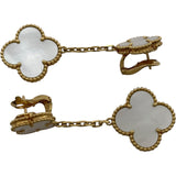 ヴァンクリーフ＆アーペル Van Cleef & Arpels マジック アルハンブラ ピアス ゴールド Au750 マザーオブパール ジュエリー