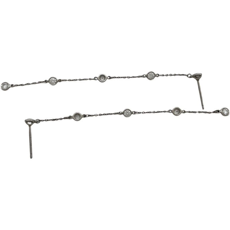 ティファニー TIFFANY＆CO バイザヤード ドロップピアス プラチナ