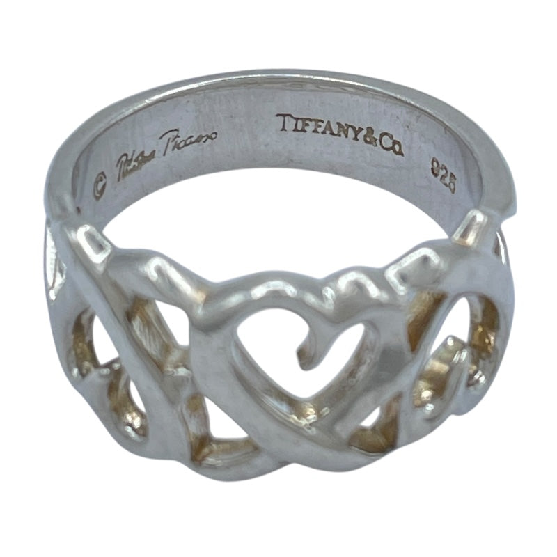 ティファニー TIFFANY＆CO トリプルビングハートリング シルバー 925
