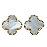 ヴァンクリーフ＆アーペル Van Cleef & Arpels ヴィンテージアルハンブラピアス ゴールド Au750 マザー オブ パール ジュエリー