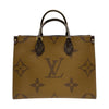 ルイ・ヴィトン LOUIS VUITTON オンザゴー MM M45321 モノグラム ジャイアント・リバース レディース トートバッグ ショルダーバッグ