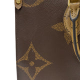 ルイ・ヴィトン LOUIS VUITTON オンザゴー MM M45321 モノグラム ジャイアント・リバース レディース トートバッグ ショルダーバッグ