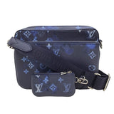 ルイ・ヴィトン LOUIS VUITTON トリオ・メッセンジャー M57840 ウォーターカラー SV金具 モノグラムキャンバス メンズ ショルダーバッグ