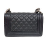 シャネル CHANEL ボーイシャネル20 A67085 ブラック シルバー金具 キャビアスキン レディース ショルダーバッグ