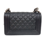 シャネル CHANEL ボーイシャネル20 A67085 ブラック シルバー金具 キャビアスキン レディース ショルダーバッグ