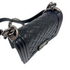 シャネル CHANEL ボーイシャネル20 A67085 ブラック シルバー金具 キャビアスキン レディース ショルダーバッグ