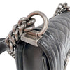 シャネル CHANEL ボーイシャネル20 A67085 ブラック シルバー金具 キャビアスキン レディース ショルダーバッグ