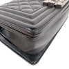 シャネル CHANEL ボーイシャネル20 A67085 ブラック シルバー金具 キャビアスキン レディース ショルダーバッグ