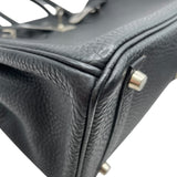 エルメス HERMES バーキン30 □H刻 ブラック SV金具 トゴ レディース ハンドバッグ