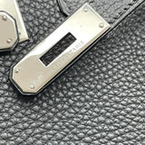 エルメス HERMES バーキン30 □H刻 ブラック SV金具 トゴ レディース ハンドバッグ