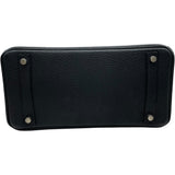 エルメス HERMES バーキン30 □H刻 ブラック SV金具 トゴ レディース ハンドバッグ