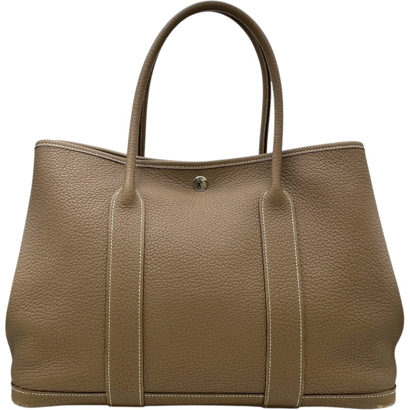 エルメス ガーデンパーティー 36 PM トートバッグ エトゥープ Y04950 エルメス HERMES ガーデンパーティPM T刻 エトゥープ SV金具 ネゴンダ